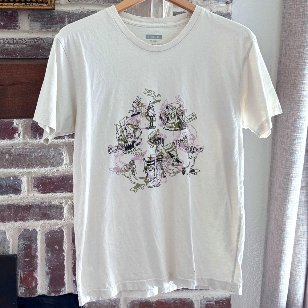 Stance butter-soft graphic tshirt, Size Medium. Great condition.